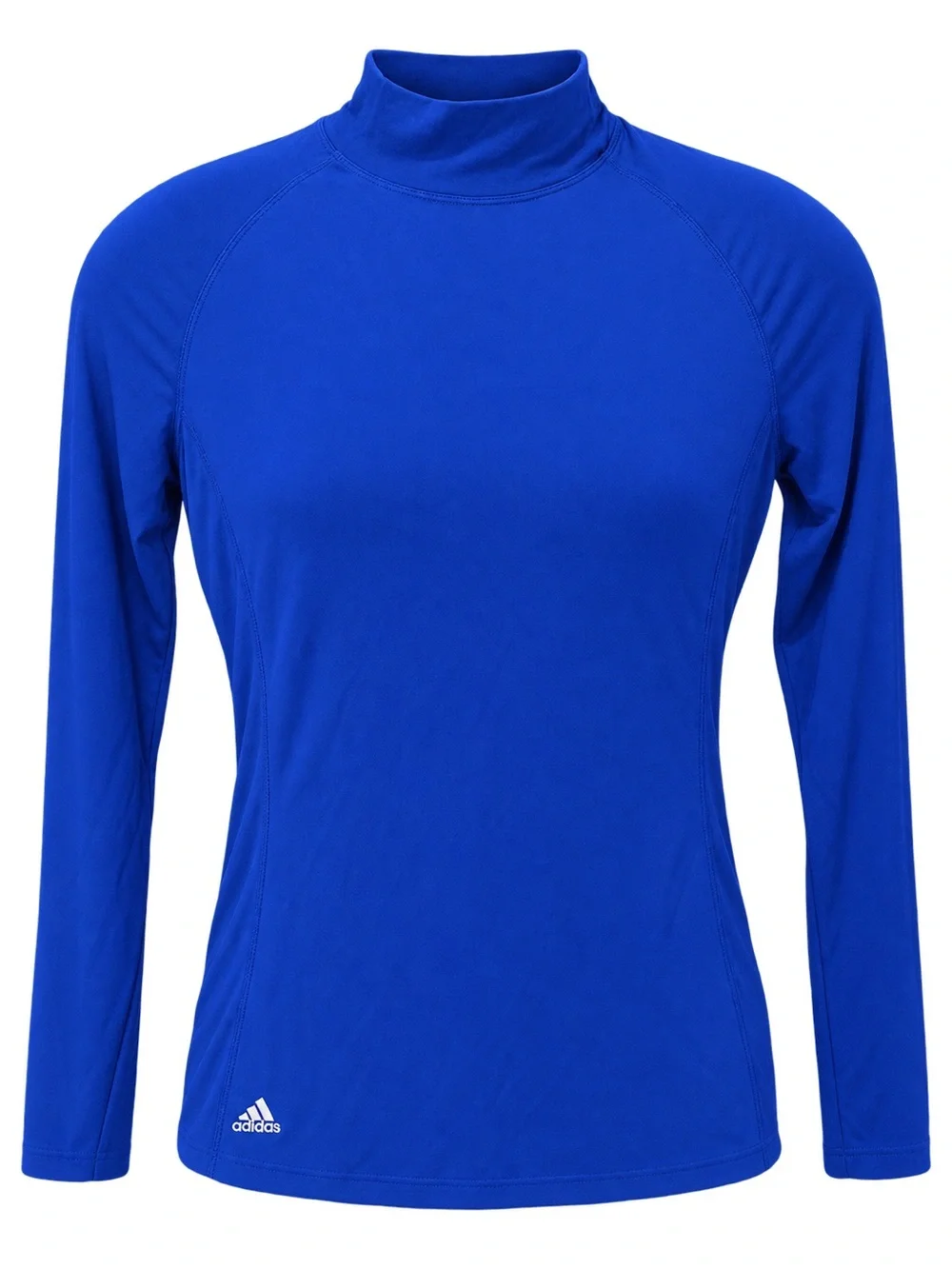 Adidas Golf Men’s Royal Blue Mock Neck Long Sleeve Performance Top Size Medium